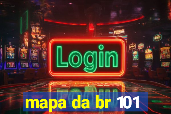 mapa da br 101